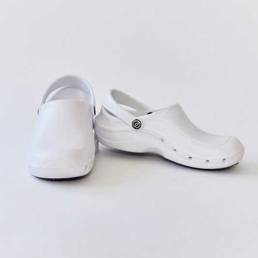 White Clog Medical Work Shoe Size 6